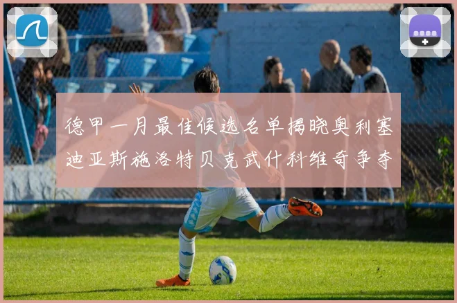 德甲一月最佳候选名单揭晓奥利塞迪亚斯施洛特贝克武什科维奇争夺荣耀